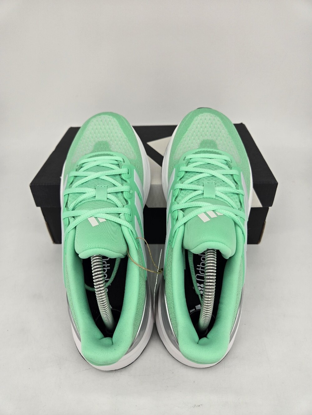 adidas Women's Ultrarun 5 JQ6950 Green Glow Dash Grey Running Shoes Size 8.5 - Picture 5 of 8